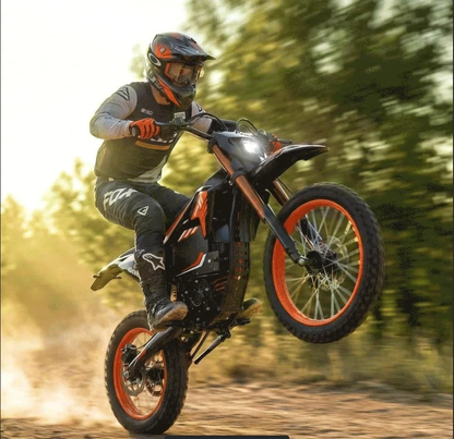 Electric Dirt Bike for Teens Adults, 4500W Peak Ebike, 60V 28.8AH with 50MPH & 60Miles Electric Mountain Bikes, 14"/12" Off-Road Fat Tire E-Bike, Dual Hydraulic Brakes, Full Suspension, UL2849 by SGS
