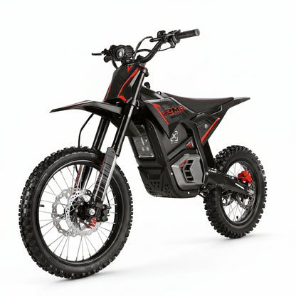 Electric Dirt Bike with Mid-Drive Motor 3840/5600W Peak,Electric Motorcycle 48V/60V 23.4Ah/27Ah Battery,Ul Certified Off-Road Motorcycle for Teens & Adults, Hydraulic Brakes & Dual Shock