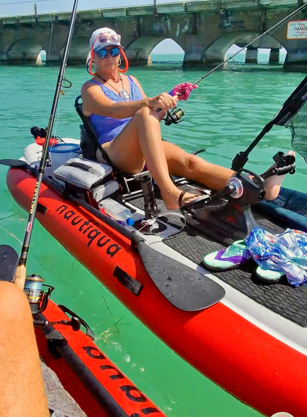 Nautiqua ARUBA Inflatable Fishing Pedal Kayak