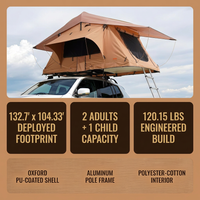 Rooftop Tent Hard Shell, 2-3 Person Roof Top Tent for Car SUV Truck Jeep Van Camping with Telescopic Ladder, Thick Mattress & LED Light — Results & Stats