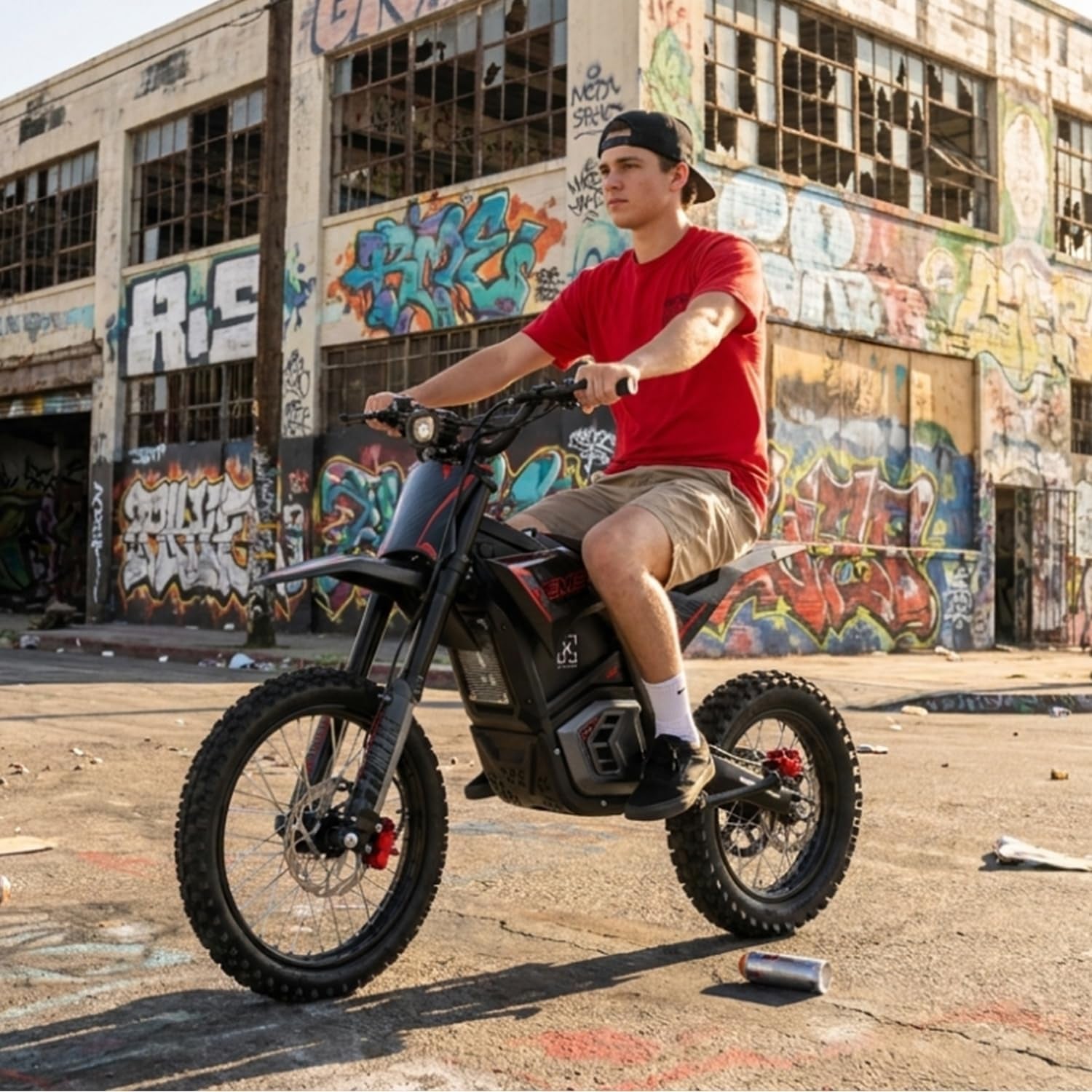 Electric Dirt Bike with Mid-Drive Motor 3840/5600W Peak,Electric Motorcycle 48V/60V 23.4Ah/27Ah Battery,Ul Certified Off-Road Motorcycle for Teens & Adults, Hydraulic Brakes & Dual Shock
